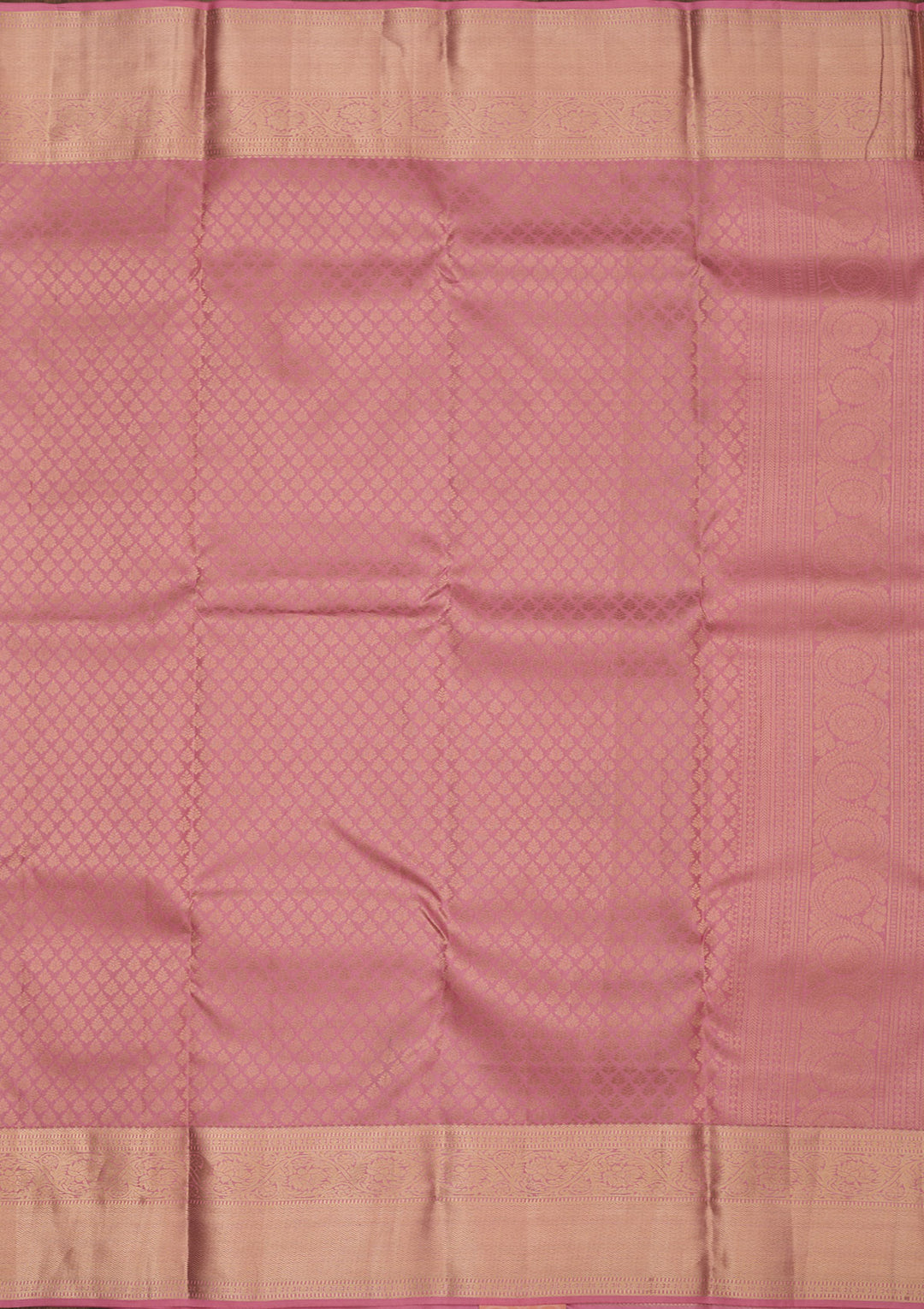 Baby Pink Zariwork Pure Silk Saree