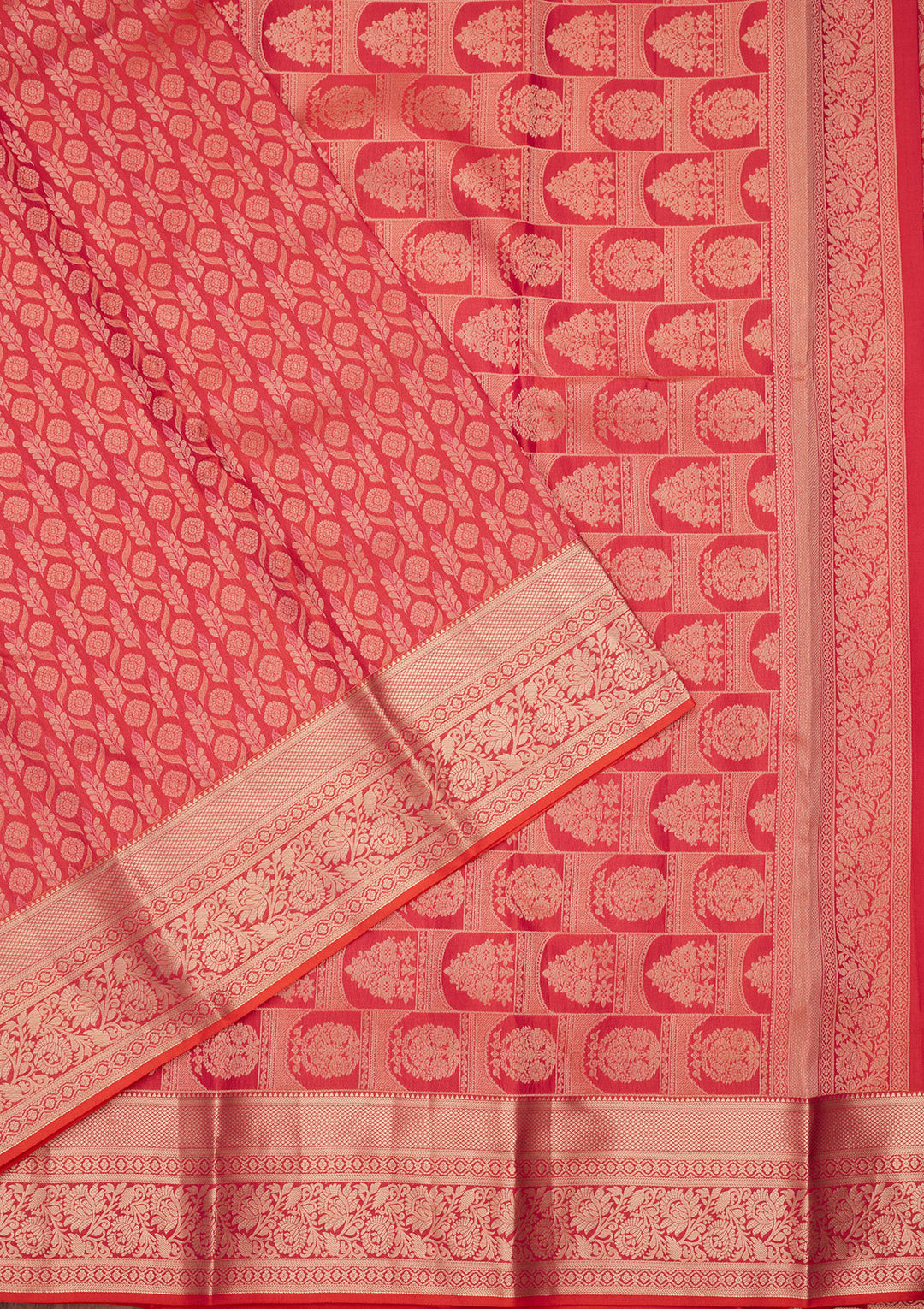 Orange Zariwork Pure Silk Silk_Saree