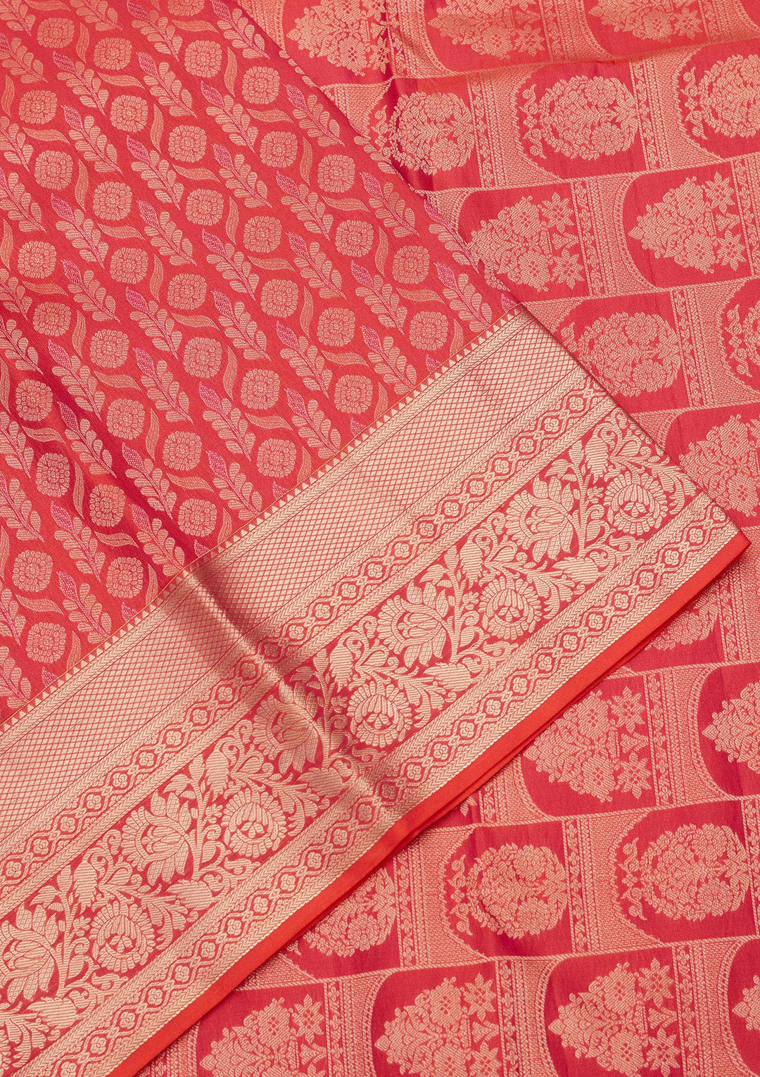 Orange Zariwork Pure Silk Silk_Saree