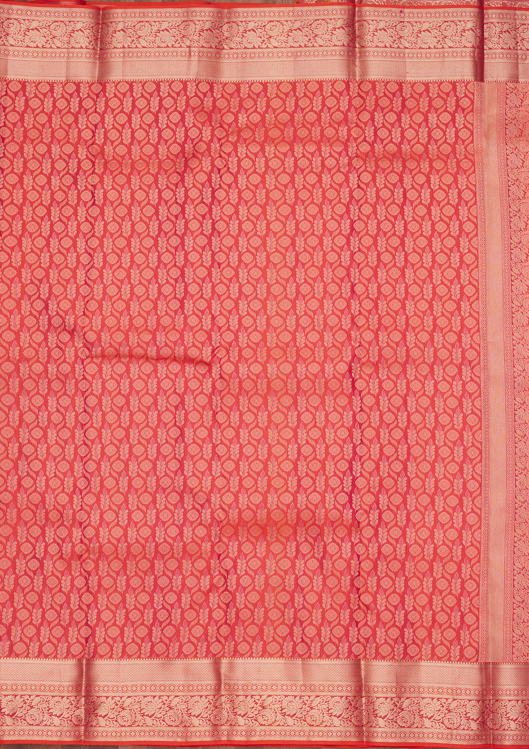 Orange Zariwork Pure Silk Silk_Saree