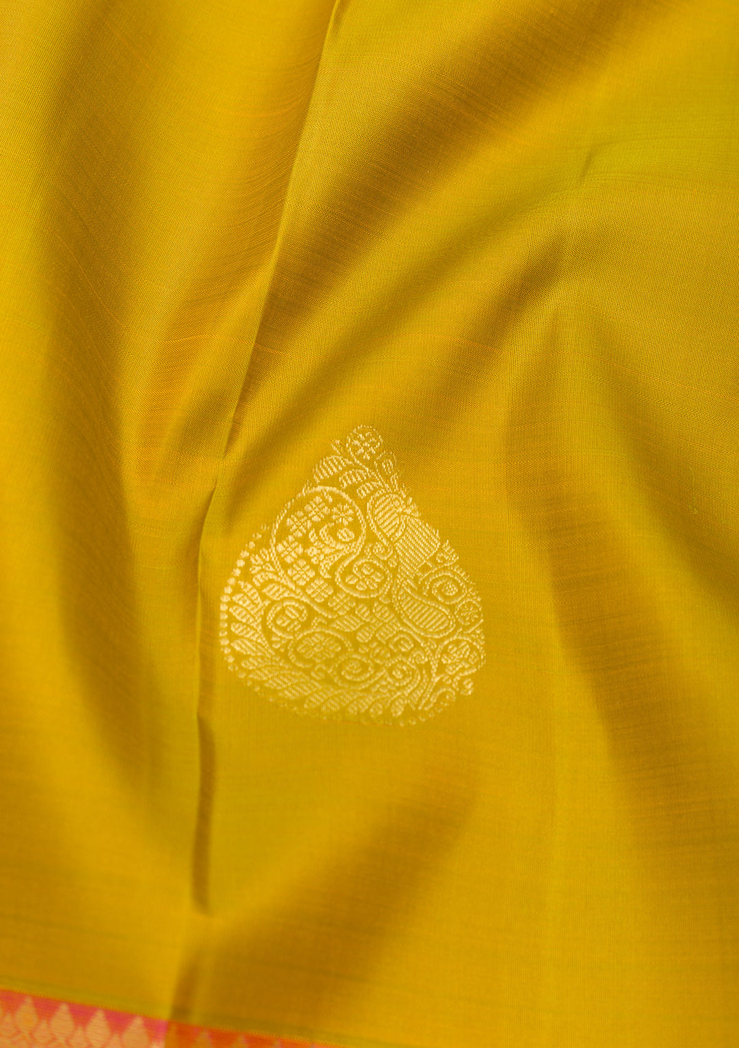Mehendi Zariwork Pure Silk Saree