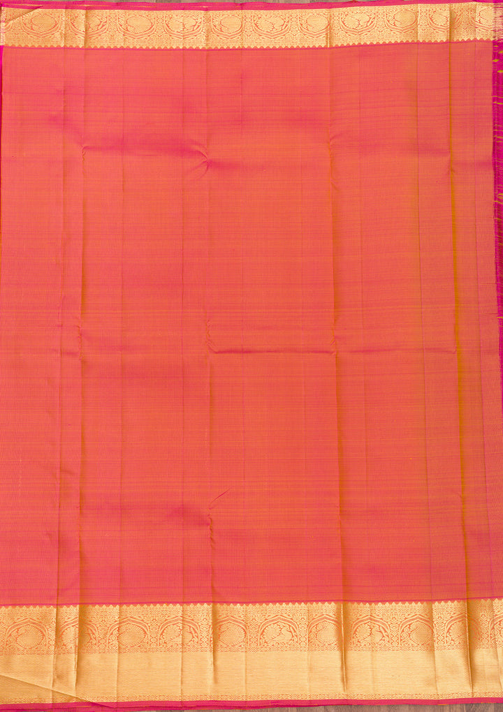 Mehendi Zariwork Pure Silk Saree