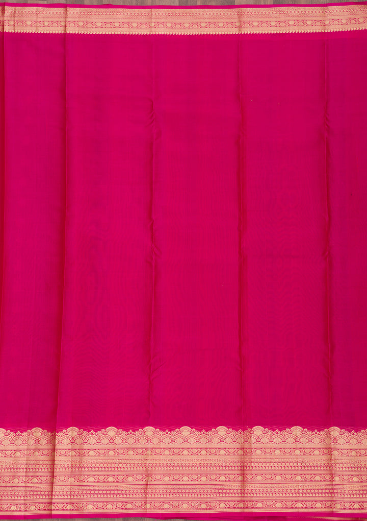 Brown Zariwork Pure Silk Saree