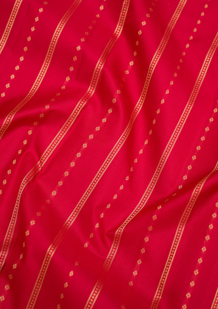 Red Zariwork Pure Silk Saree