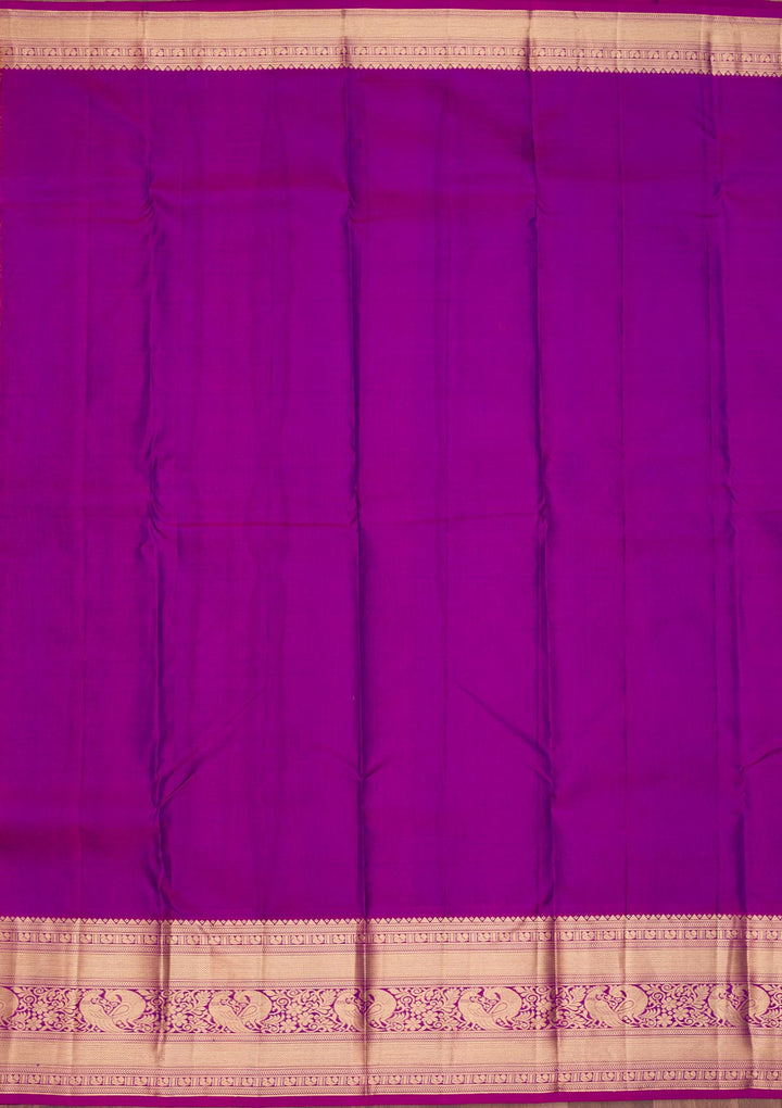 Royal Blue Zariwork Pure Silk Saree