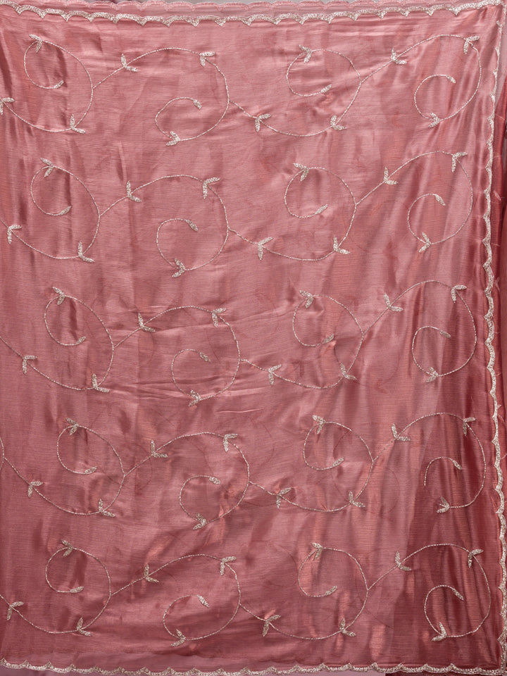 Gold Stonework Georgette Saree