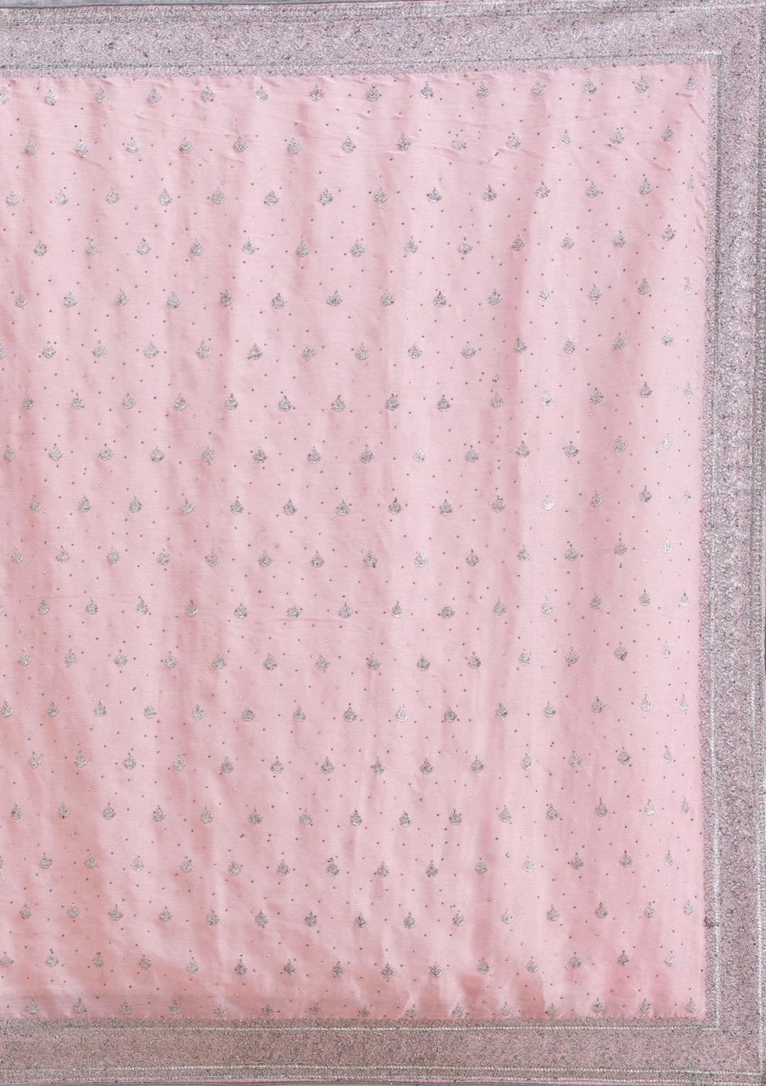 Pink Zariwork Georgette Saree