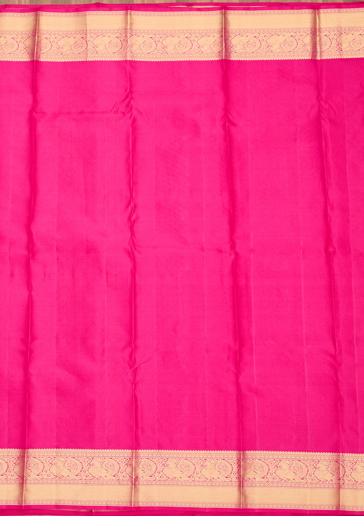 Pink Zariwork Pure Silk Saree