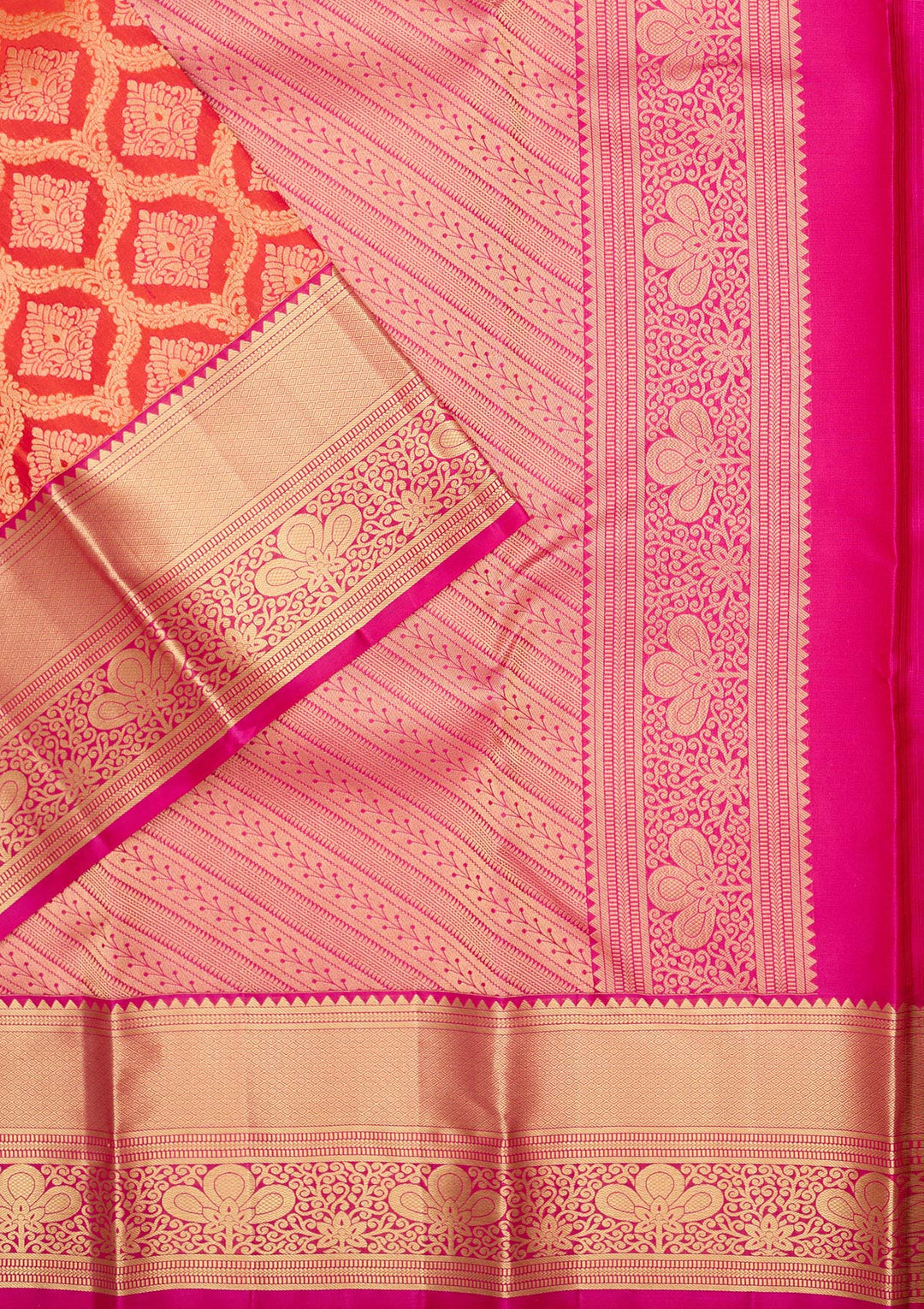 Red Zariwork Pure Silk Saree