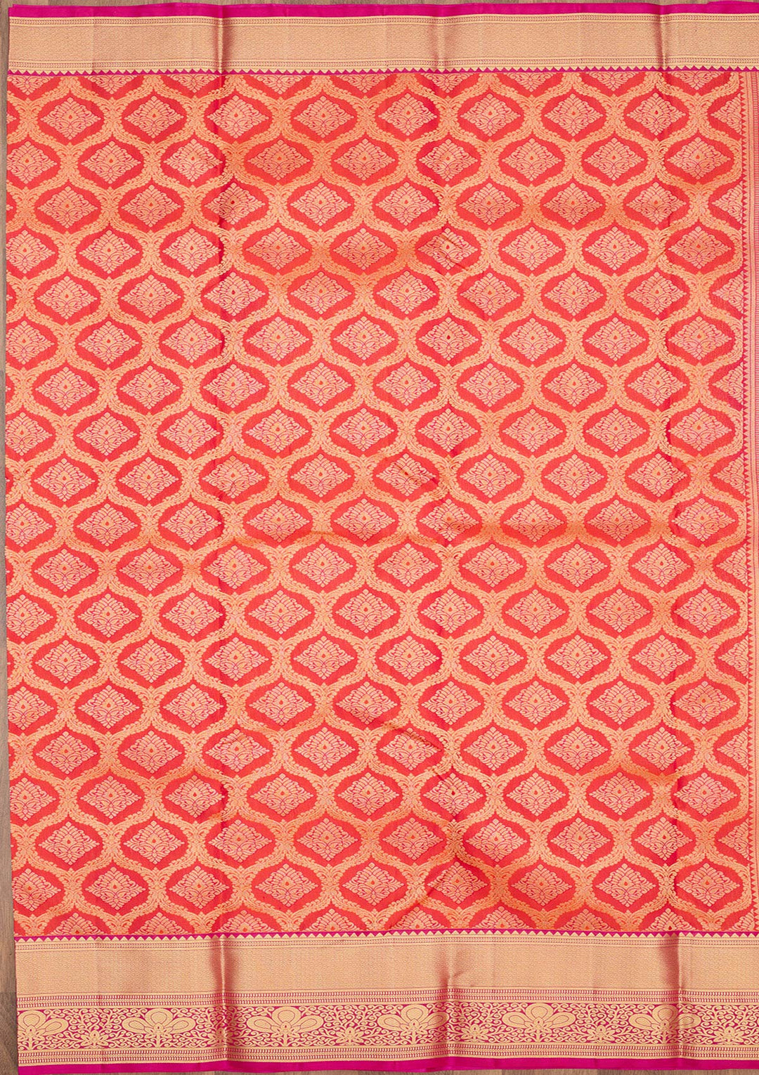Red Zariwork Pure Silk Saree