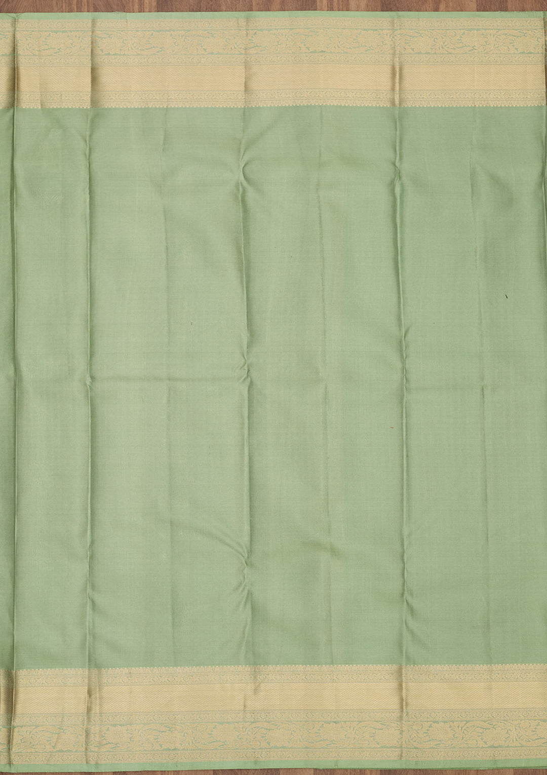 Pista Green Zariwork Pure Silk Saree