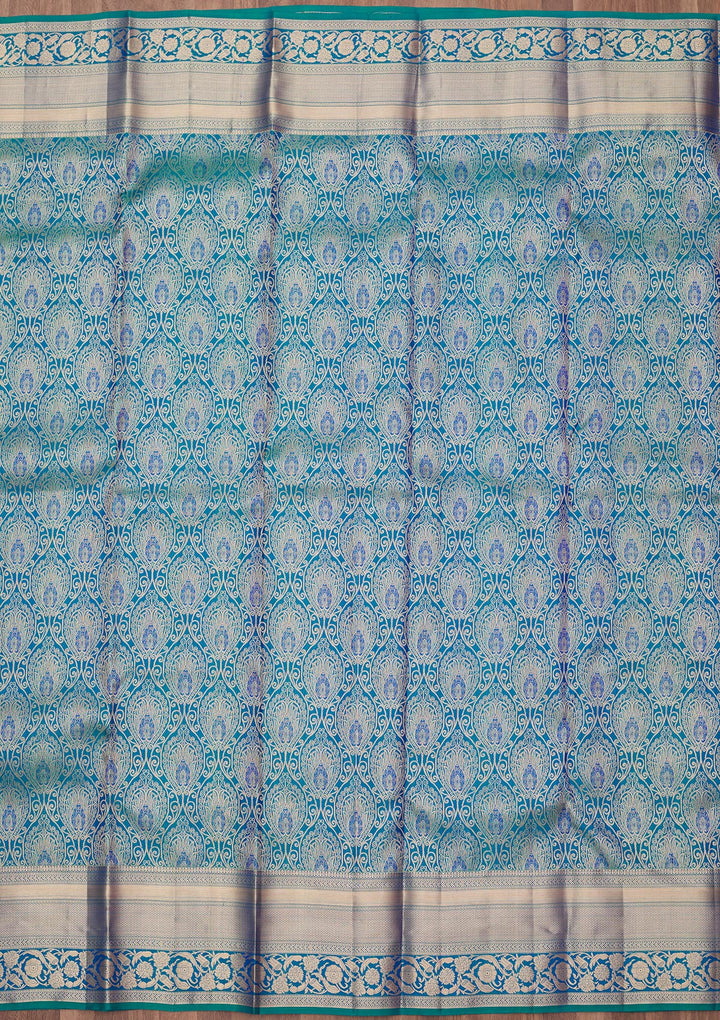 Royal Blue Zariwork (Gold) Pure Silk Silk_Saree