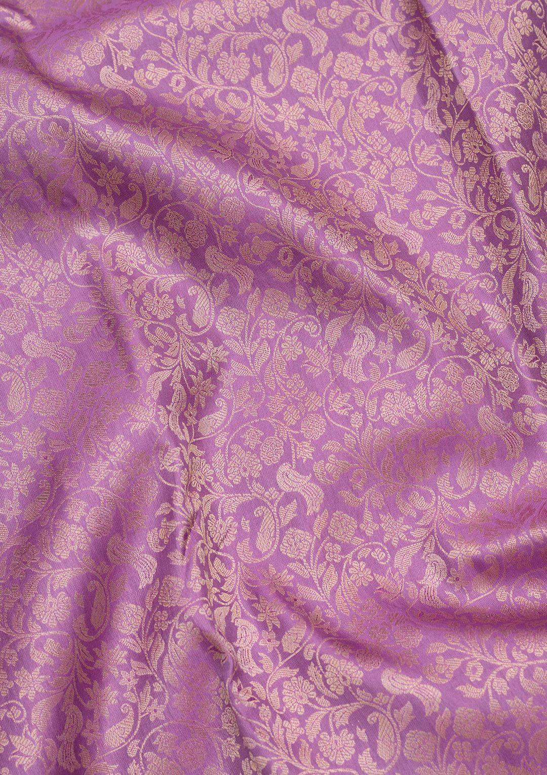 Lavender Zariwork Pure Silk Saree