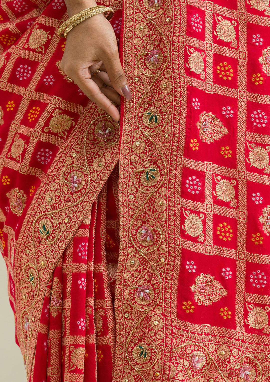 Red Zariwork Banarasi Saree