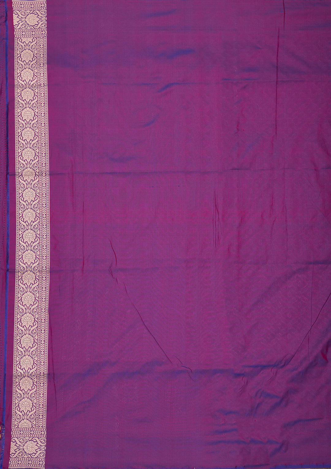 Purple Zariwork Pure Silk Saree