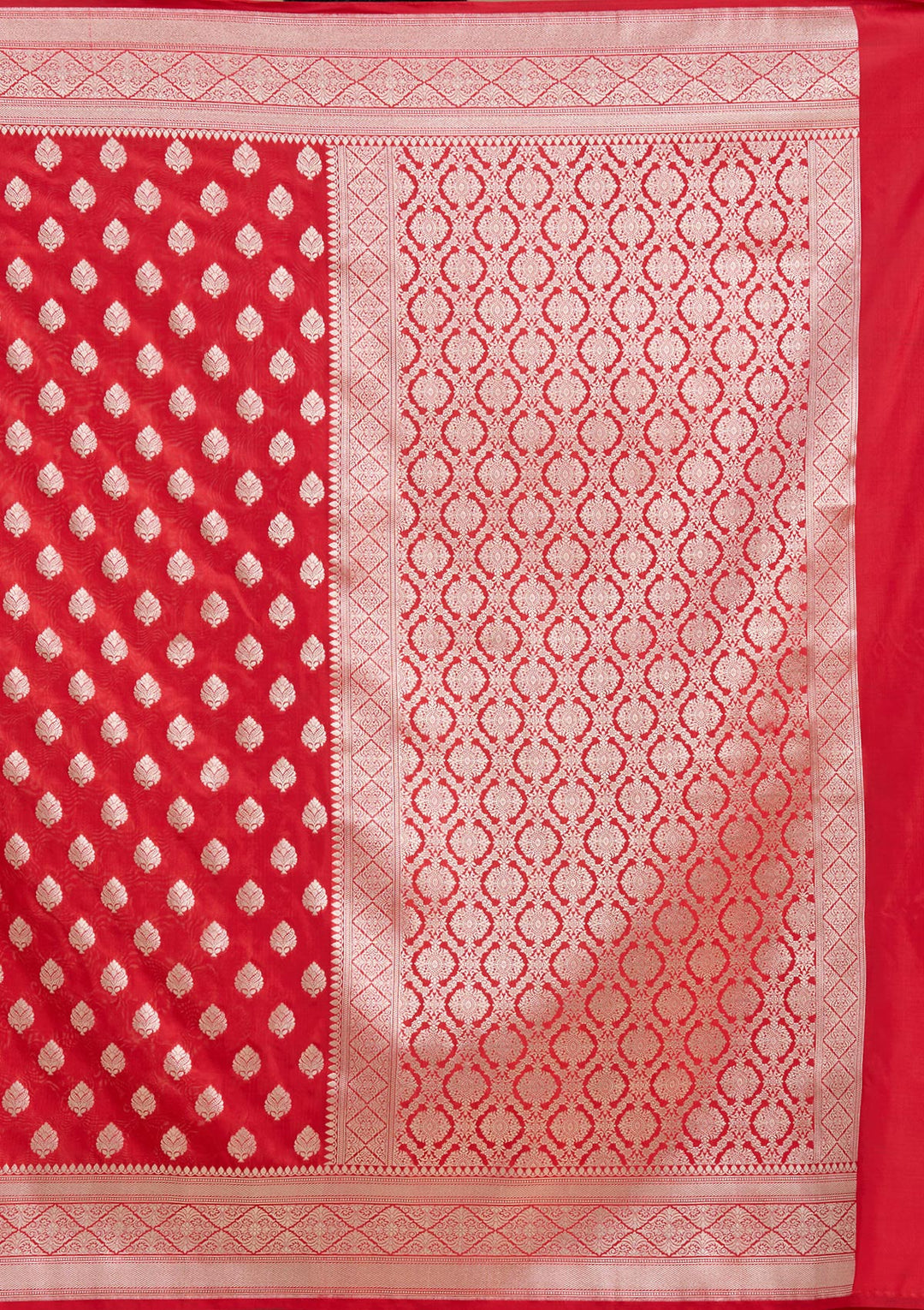 Red Zariwork (Gold) Silk Saree