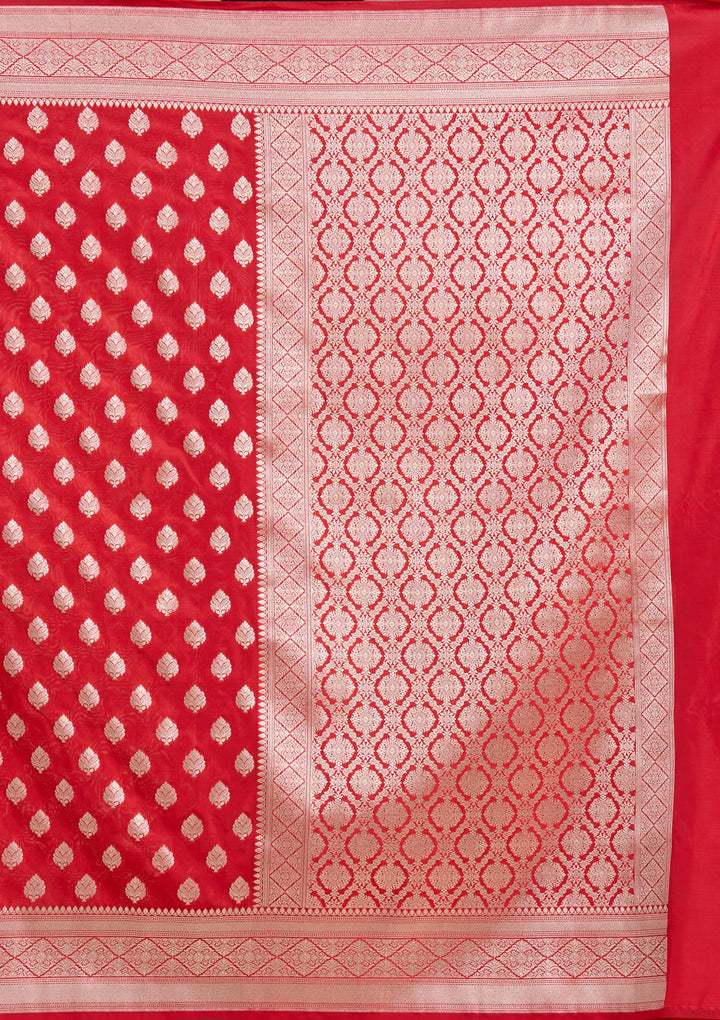 Red Zariwork (Gold) Silk Saree