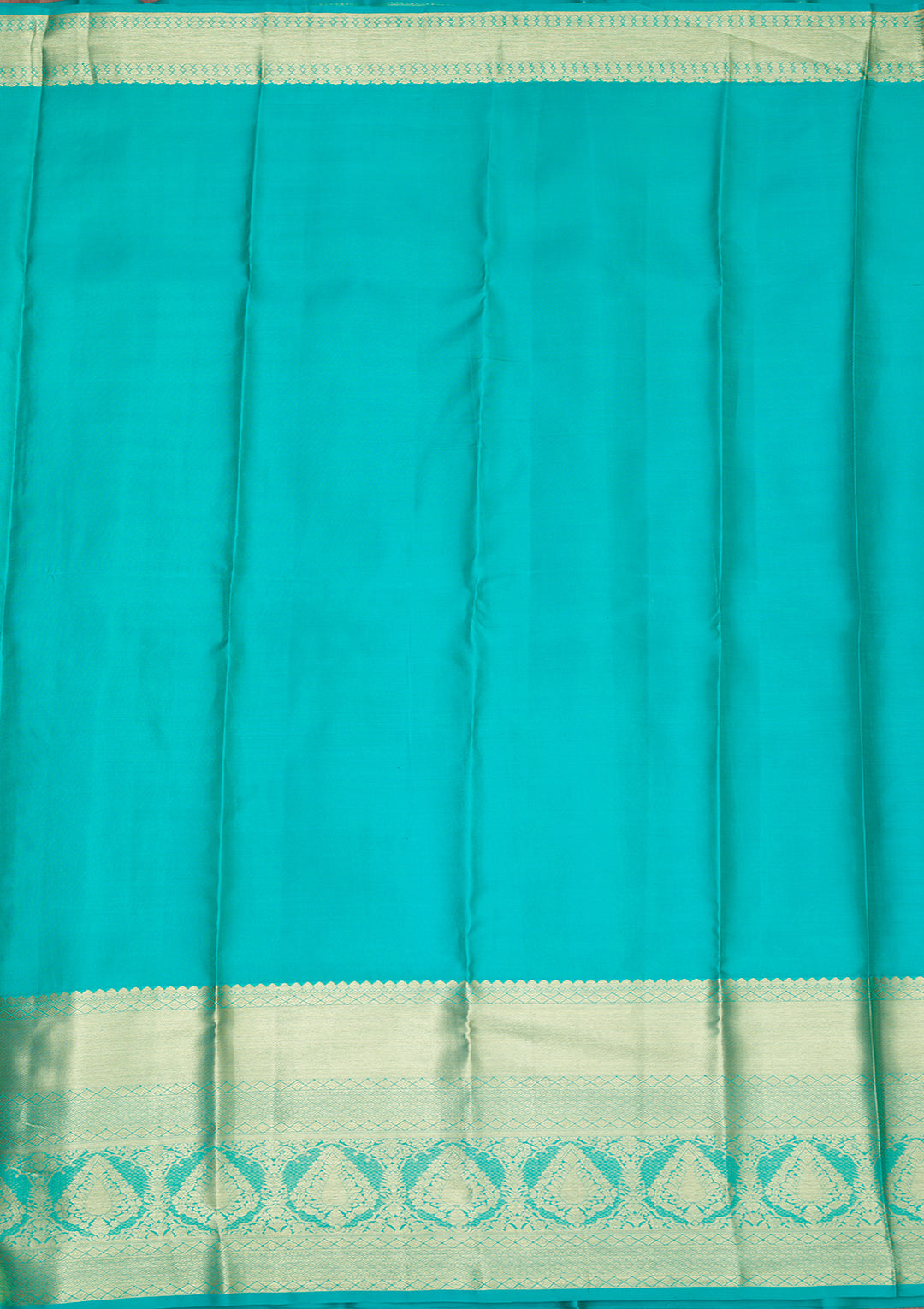 Rama Green Zariwork Pure Silk Saree