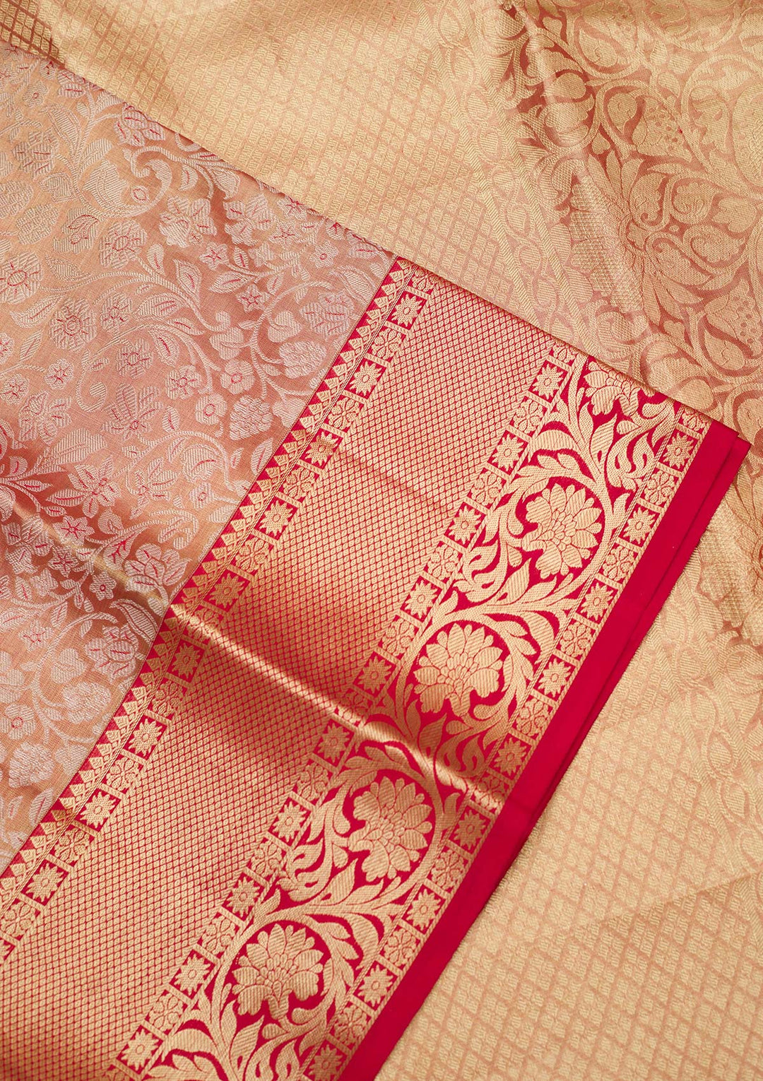 Gold Zariwork Pure Silk Saree
