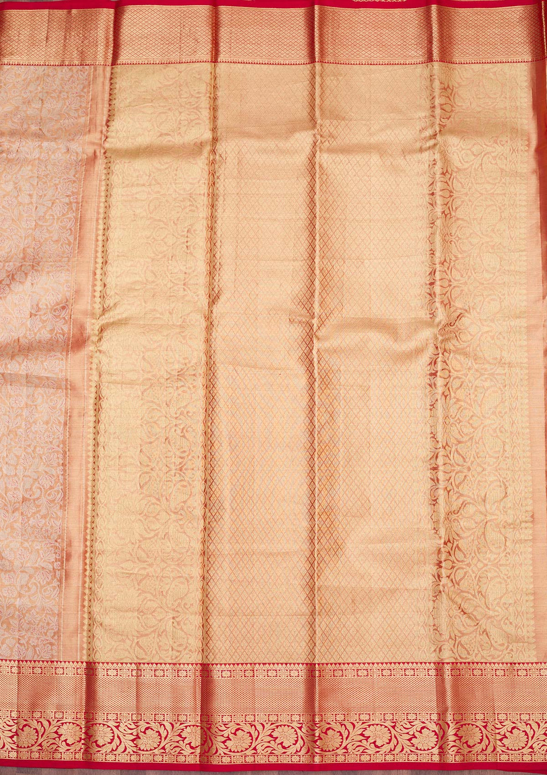 Gold Zariwork Pure Silk Saree