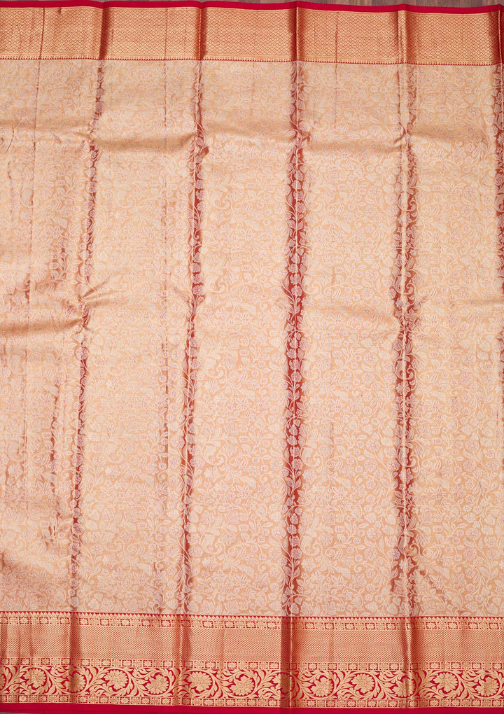 Gold Zariwork Pure Silk Saree