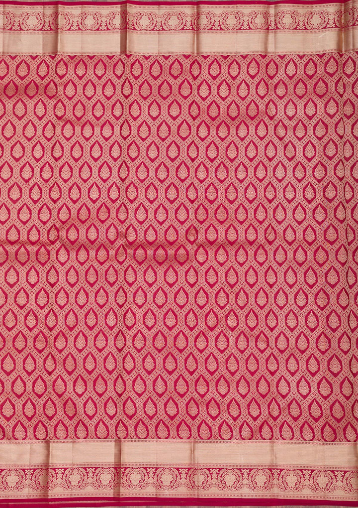 Maroon Zariwork Pure Silk Saree