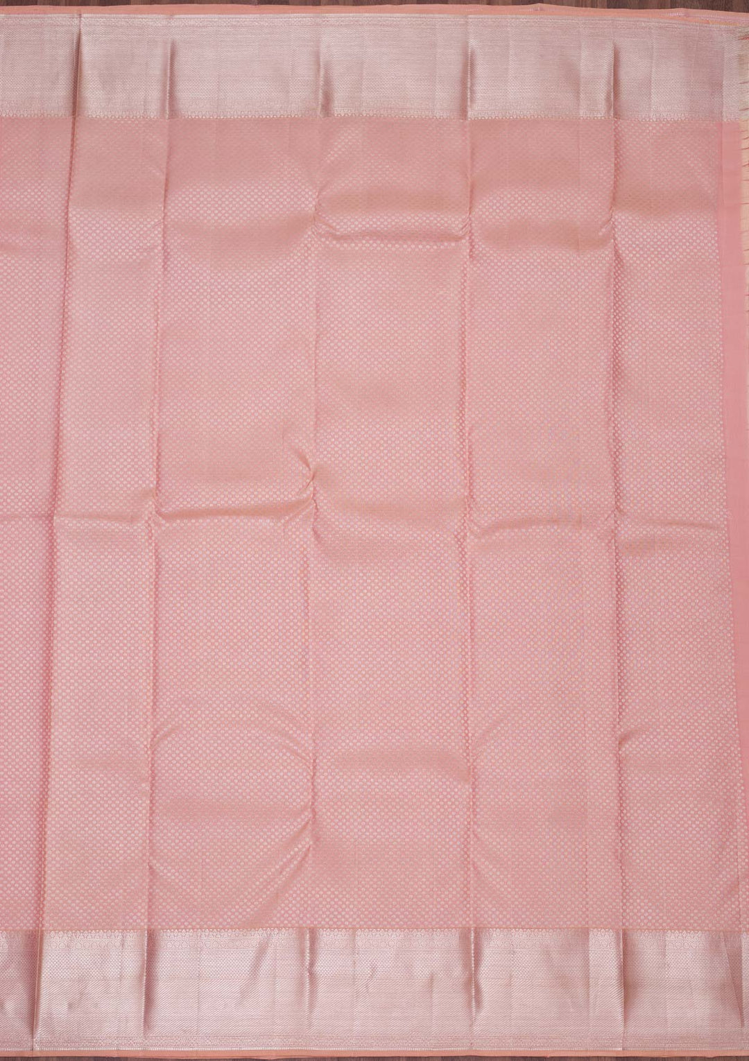 Peach Zariwork Pure Silk Saree