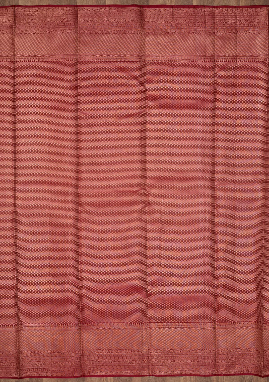 Maroon Zariwork Pure Silk Saree