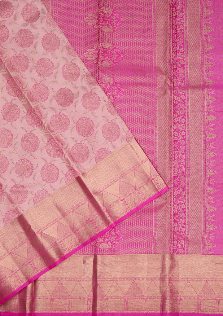 Lavender Zariwork Pure Silk Saree
