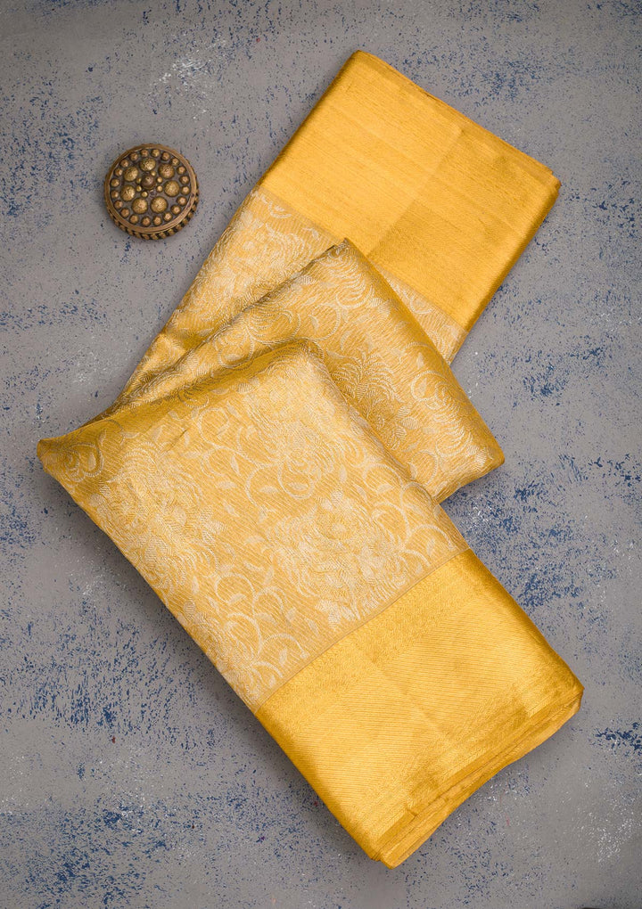 Gold Zariwork Pure Silk Saree