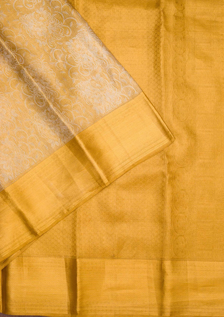 Gold Zariwork Pure Silk Saree