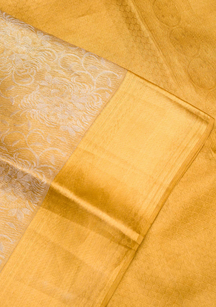 Gold Zariwork Pure Silk Saree