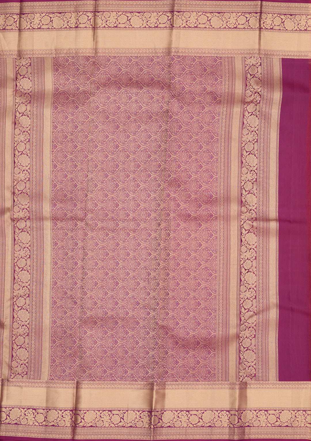 Wine Zariwork Pure Silk Saree