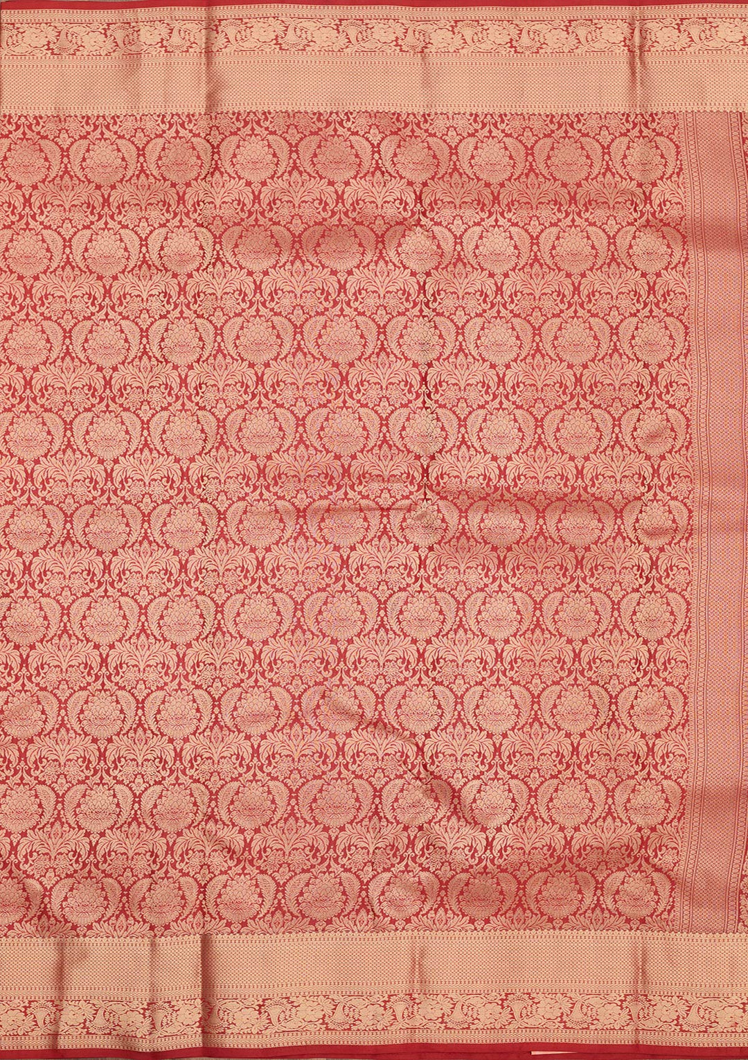 Red Zariwork Pure Silk Saree