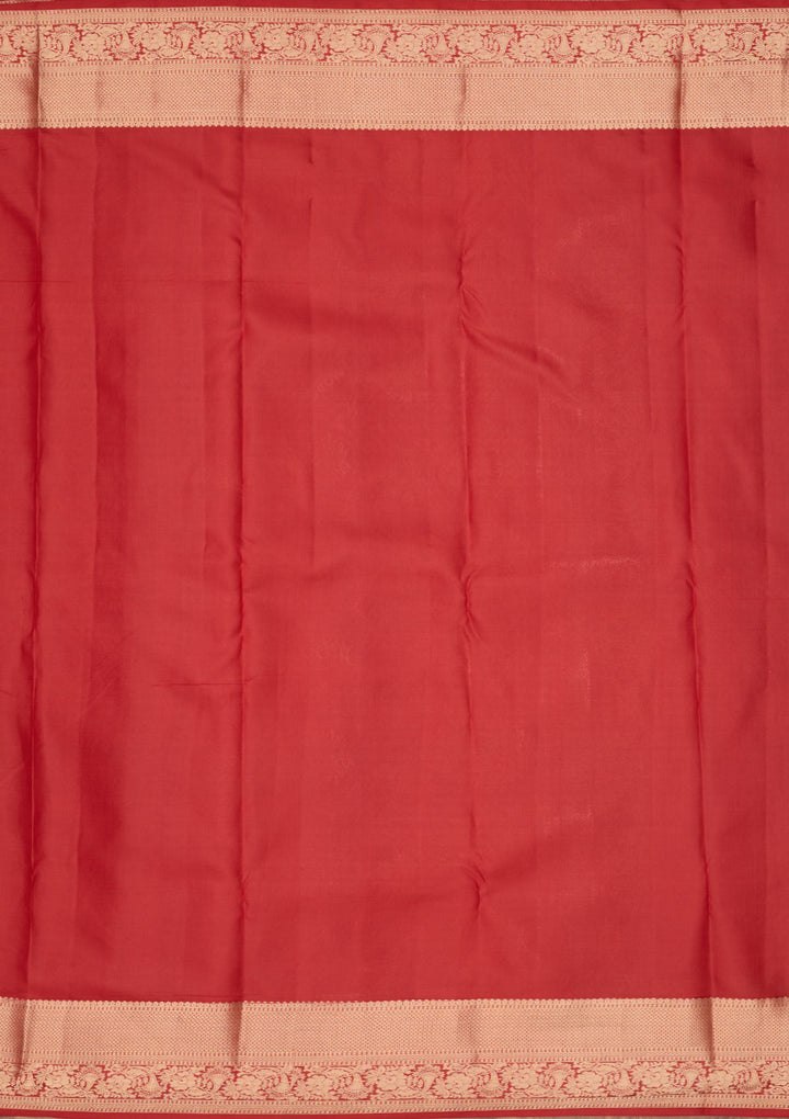 Red Zariwork Pure Silk Saree