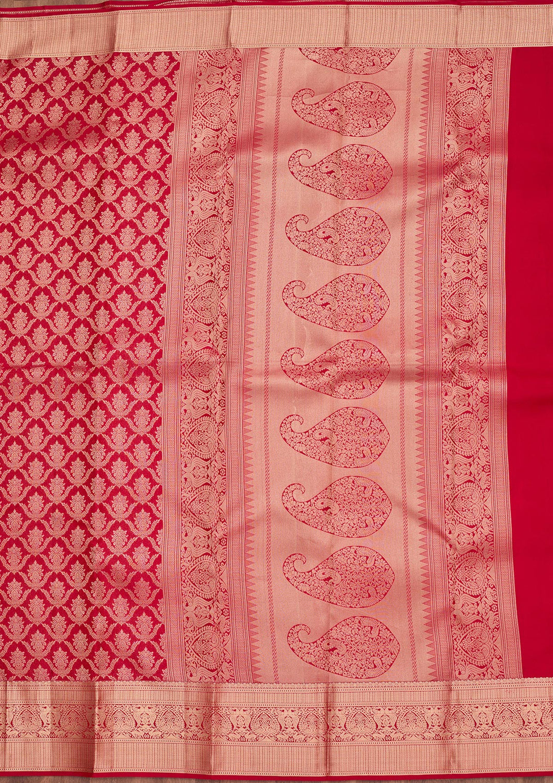 Maroon Zariwork Pure Silk Saree