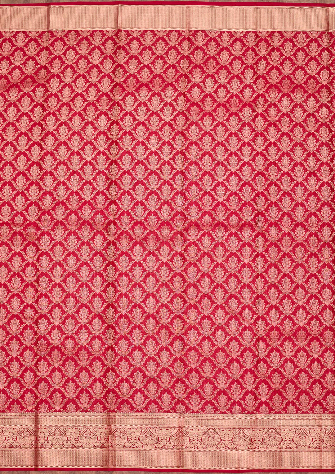 Maroon Zariwork Pure Silk Saree