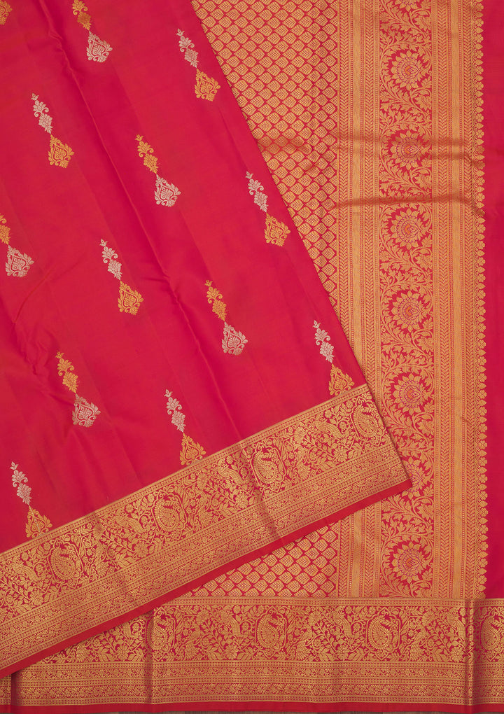 Pink Zariwork Pure Silk Saree