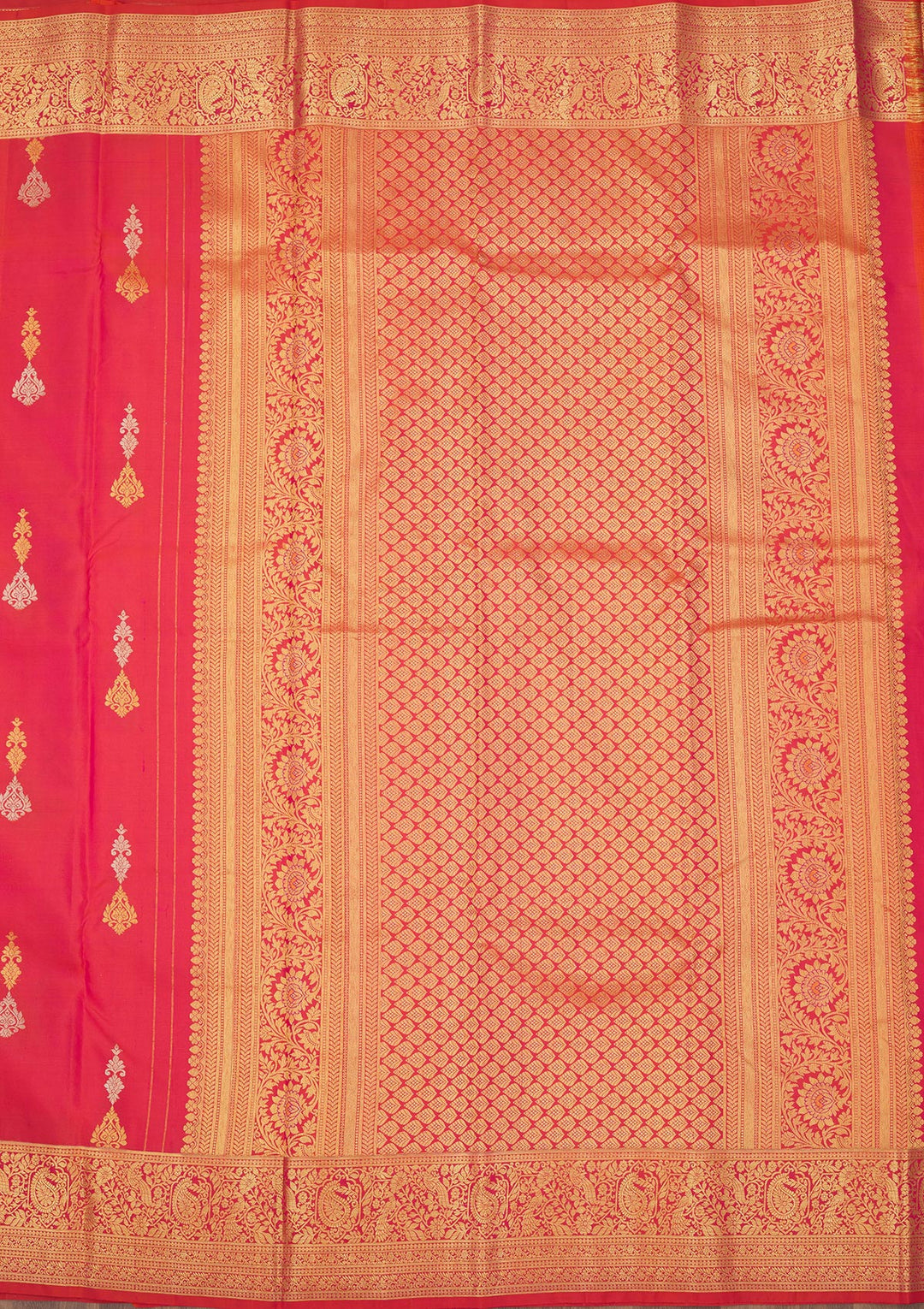Pink Zariwork Pure Silk Saree