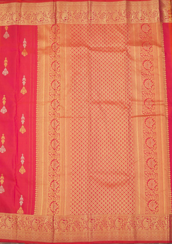 Pink Zariwork Pure Silk Saree