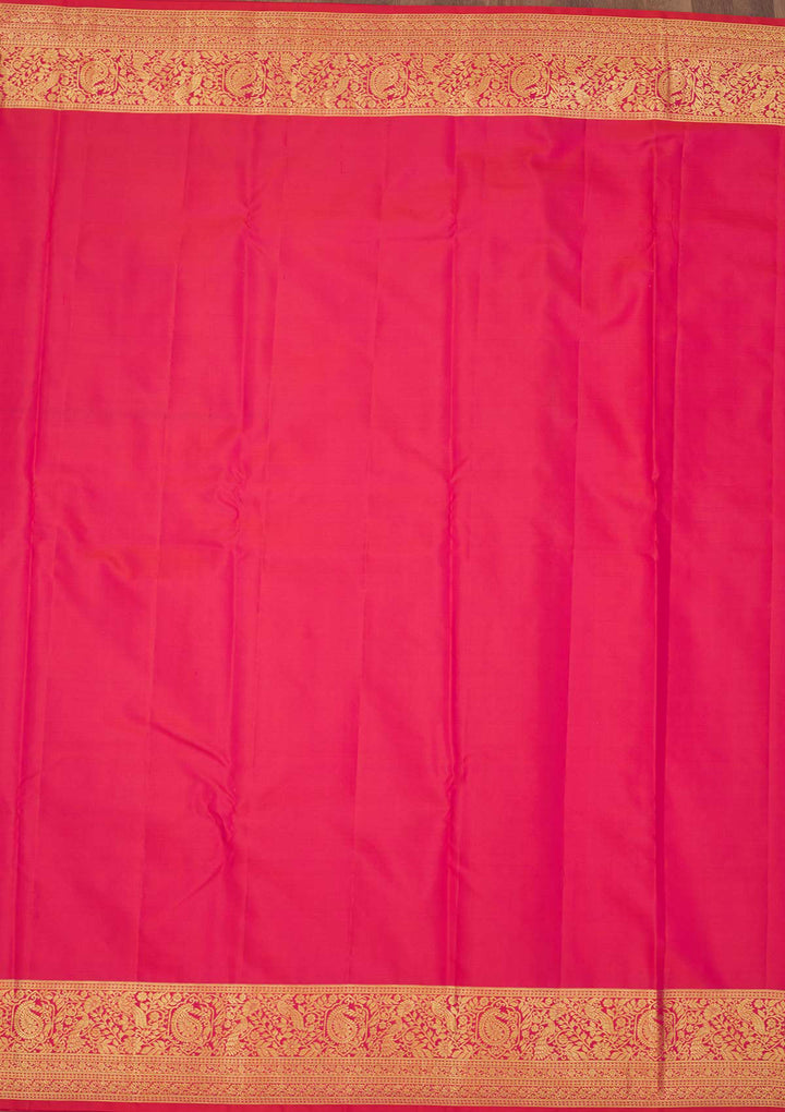 Pink Zariwork Pure Silk Saree