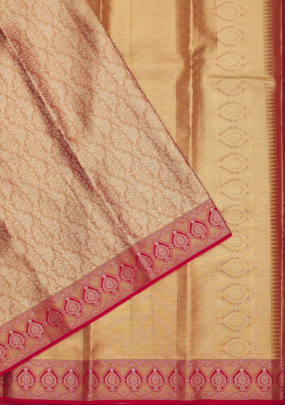 Red Zariwork Pure Silk Saree