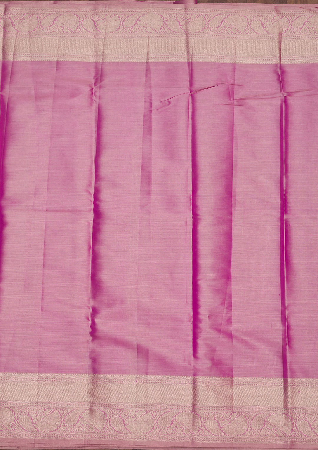 Rani Pink Zariwork Pure Silk Saree