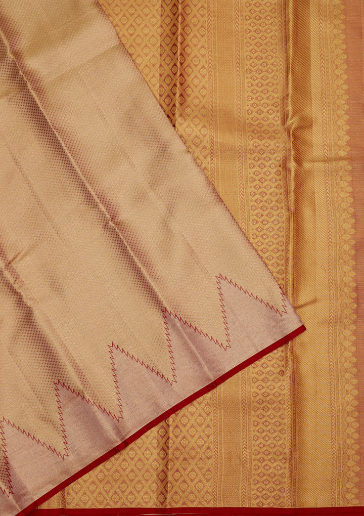 Red Zariwork Pure Silk Saree