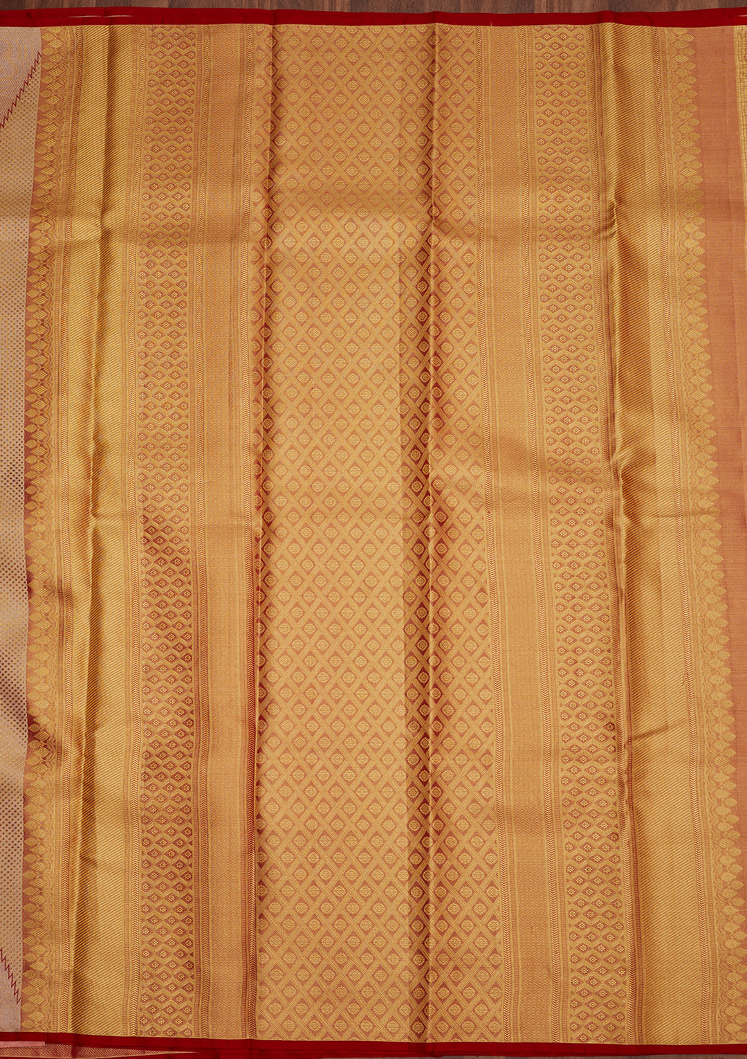 Red Zariwork Pure Silk Saree
