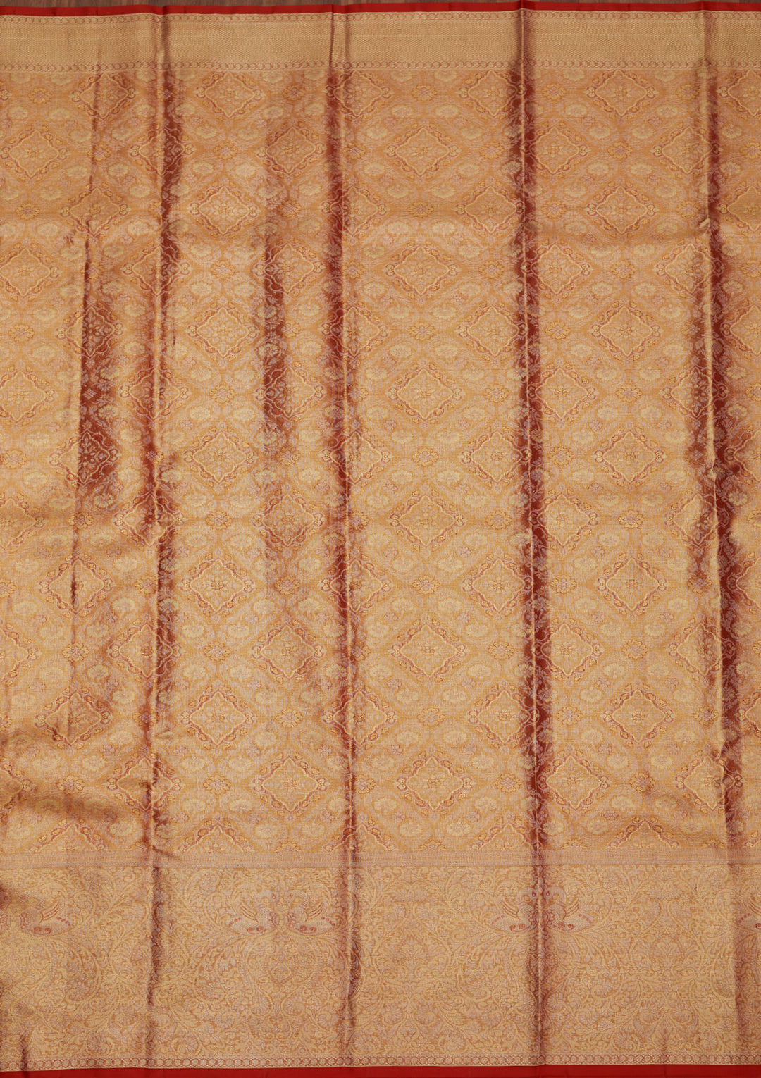 Red Zariwork Pure Silk Saree