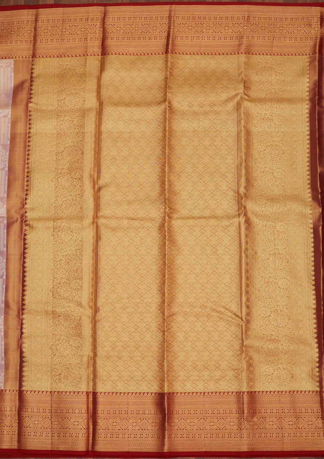 Onion Pink Zariwork Pure Silk Saree