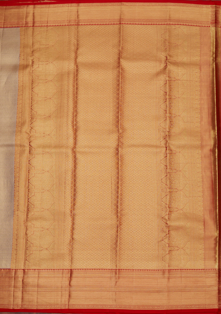 Lavender Zariwork Pure Silk Saree