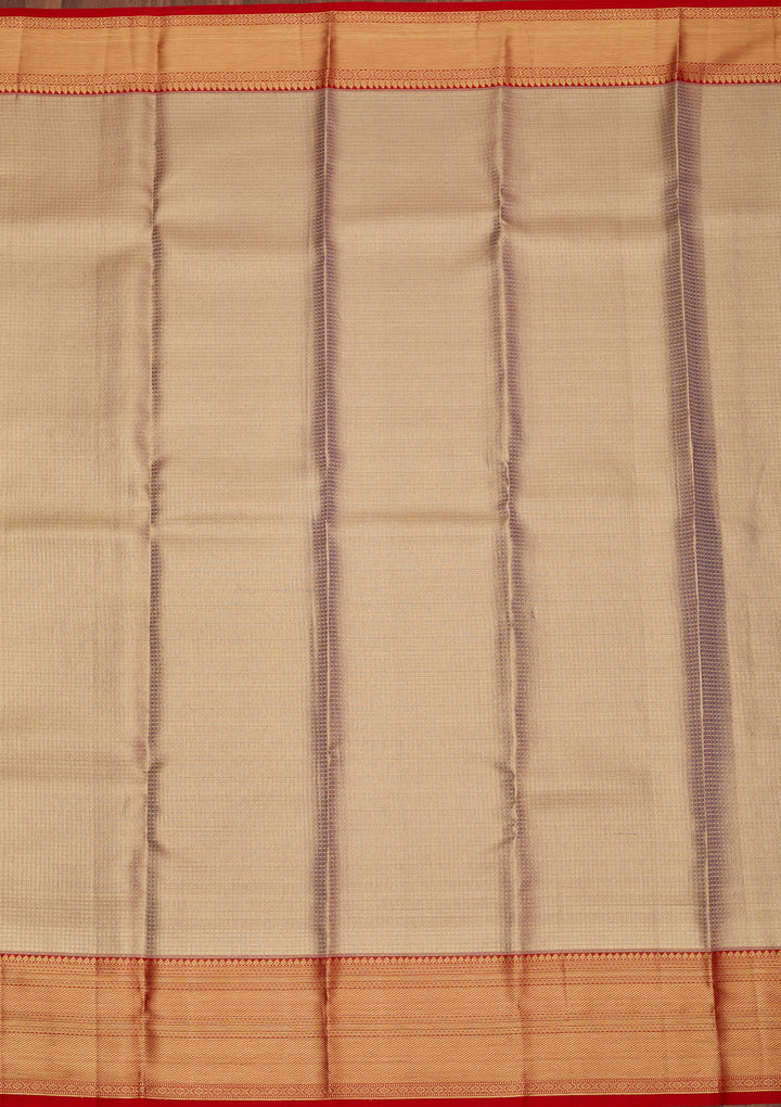 Lavender Zariwork Pure Silk Saree