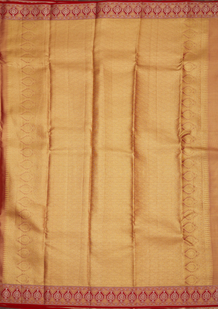 Yellow Zariwork Pure Silk Saree